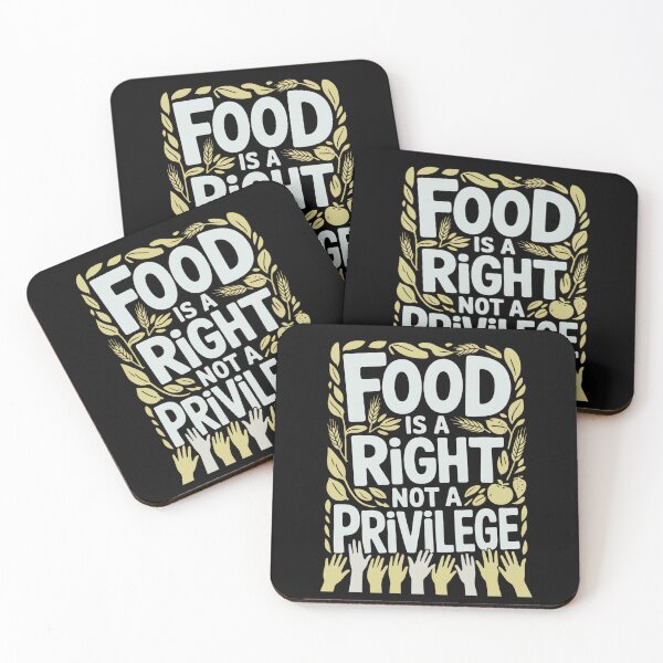 Item preview, Food is A Right Not A Privilege  – Food Justice & Equality Design designed and sold by KolorNomad.