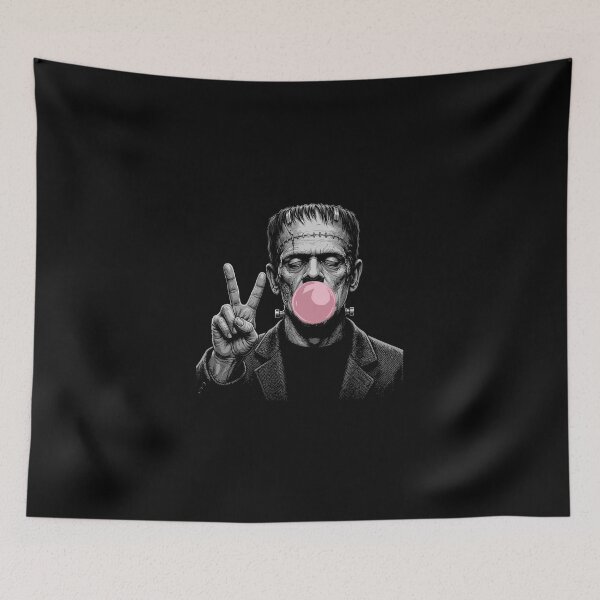 Item preview, Frankenstein's monster Horror Movies designed and sold by Quorplix-art.