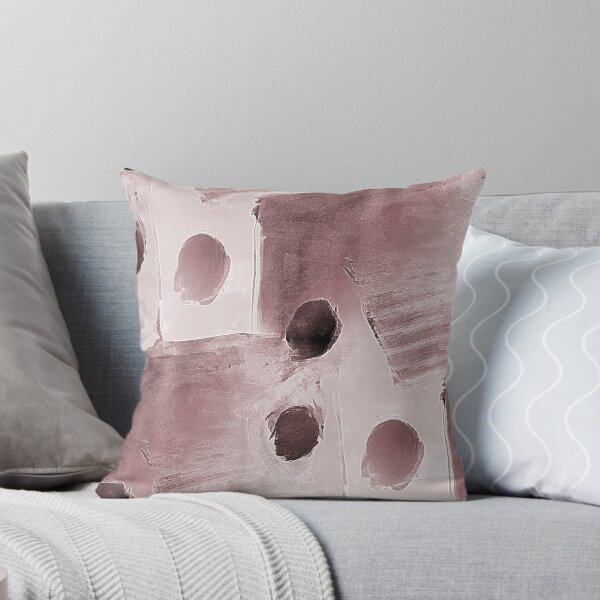 Item preview, Square and Dot Abstract in Light Maroon designed and sold by Artistestella.