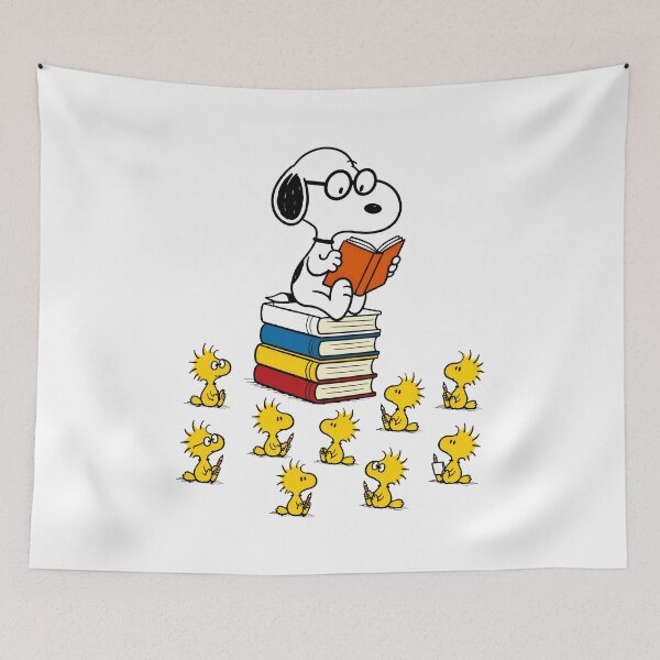 Item preview, Cute Dog Reading Books with Bird Friends designed and sold by HombyJakson.