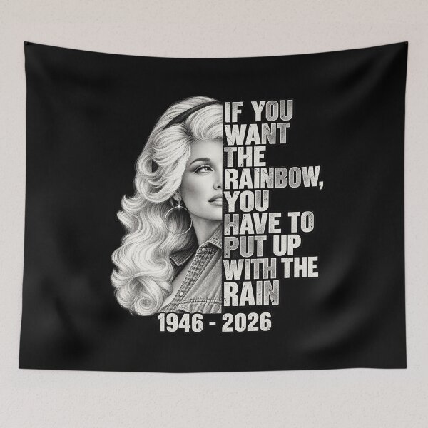 Item preview, If You Want The Rainbow Dolly Parton Memorial designed and sold by luffyShop1.