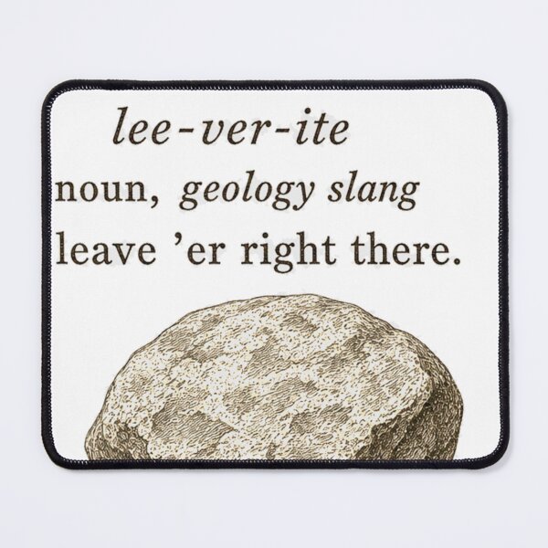 Item preview, Leaverite Rockhound Dictionary Entry designed and sold by BoosterShop.