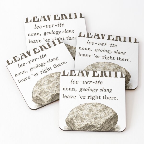 Item preview, Leaverite Rockhound Dictionary Entry designed and sold by BoosterShop.