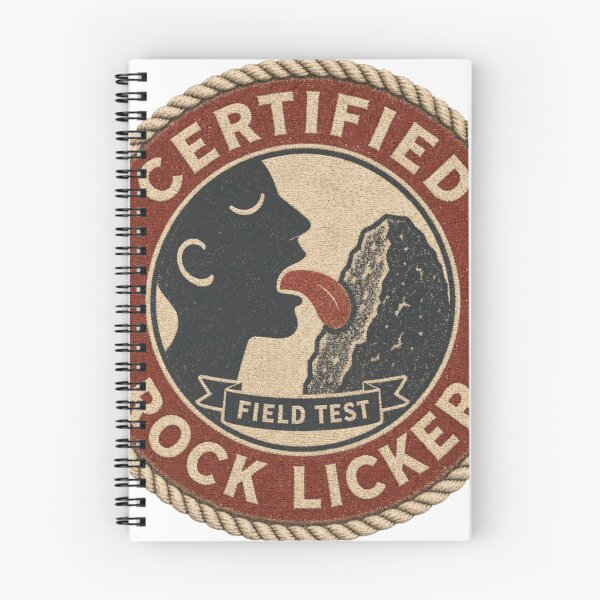 Item preview, Certified Rock Licker Vintage Field Test Badge designed and sold by BoosterShop.