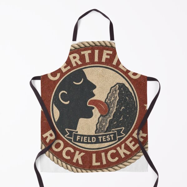 Item preview, Certified Rock Licker Vintage Field Test Badge designed and sold by BoosterShop.