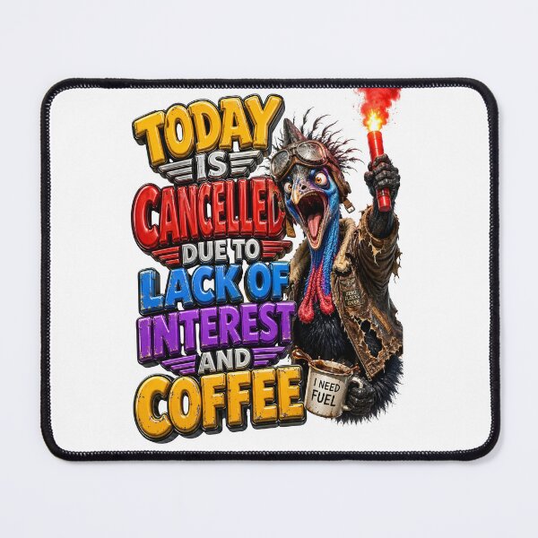 Item preview, Today Is Cancelled Due To Lack Of Interest And Coffee designed and sold by Sovereign Supply Co..