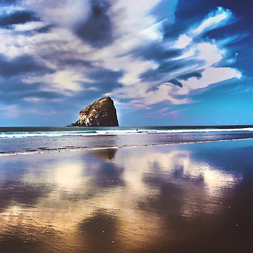 Artwork thumbnail, Haystack Rock by alipascal