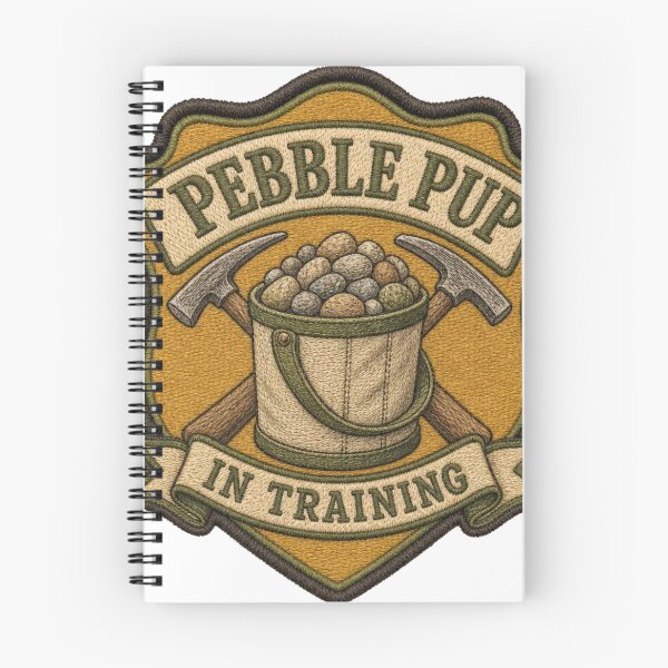Item preview, Pebble Pup In Training Junior Rockhound Patch designed and sold by BoosterShop.