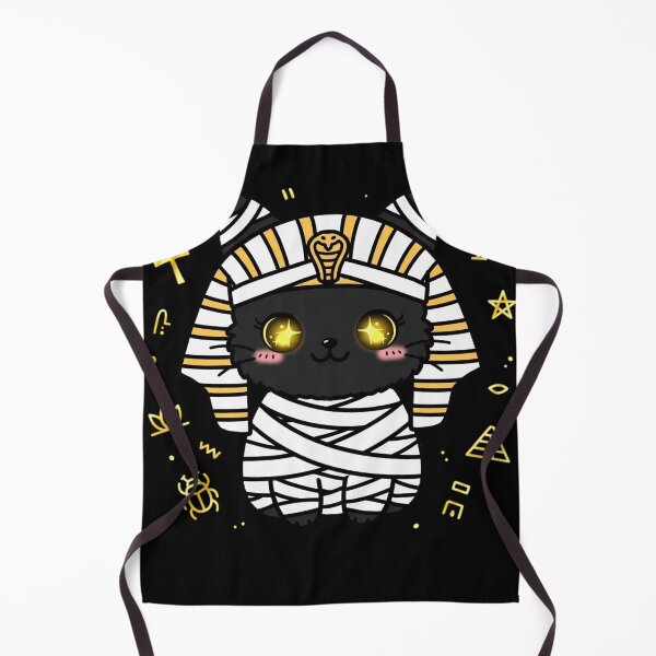 Item preview, Golden Pharaoh Mummy Black Cat - Egyptian Halloween 2026 designed and sold by Fulaly.