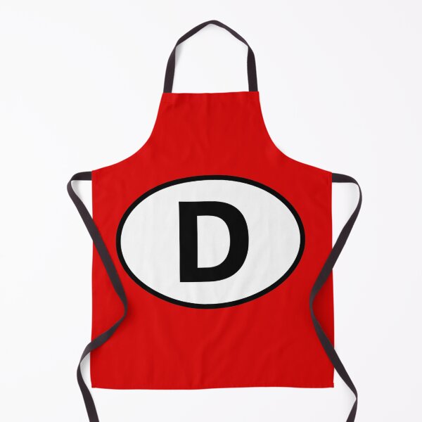 Item preview, Deutschland/Germany D Oval Country Code Sticker designed and sold by The Digital Compass.