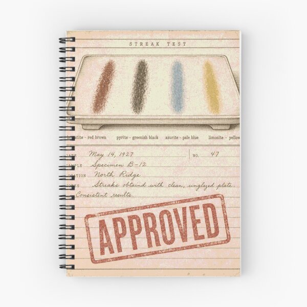 Item preview, Streak Test Approved Mineral Identification Card designed and sold by BoosterShop.