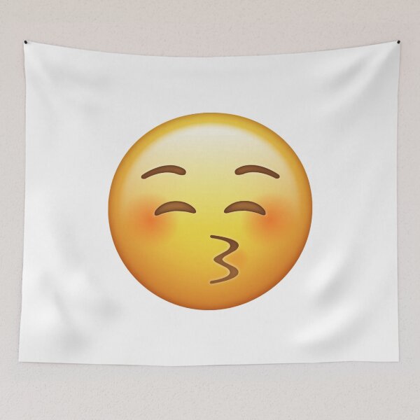 Item preview, Cute Kissing Face Yellow Emoji designed and sold by Tom-Riley.