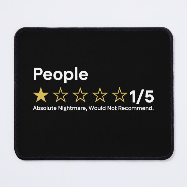 Item preview, People Absolute Nightmare Would Not Recommend Funny Introvert designed and sold by LounisArt.