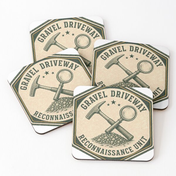 Item preview, Gravel Driveway Reconnaissance Unit Club Emblem designed and sold by BoosterShop.