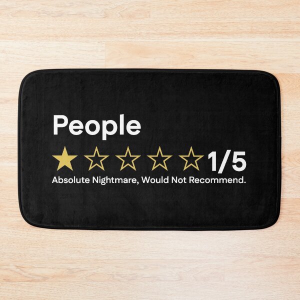 Item preview, People Absolute Nightmare Would Not Recommend Funny Introvert designed and sold by LounisArt.