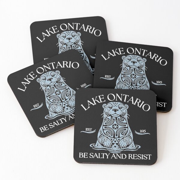 Item preview, Lake Ontario BE Salty and Resist Funny Otter designed and sold by YubitaLeLe.