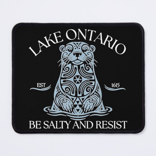 Item preview, Lake Ontario BE Salty and Resist Funny Otter designed and sold by YubitaLeLe.