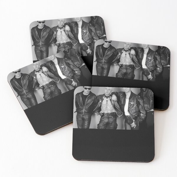Item preview, Depeche Mode Black  White Band Portrait  Classic 80S Rock designed and sold by natakorn984.
