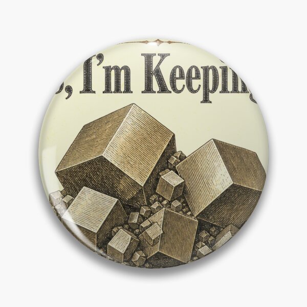 Item preview, No It's Not Gold Yes I'm Keeping It Pyrite designed and sold by BoosterShop.