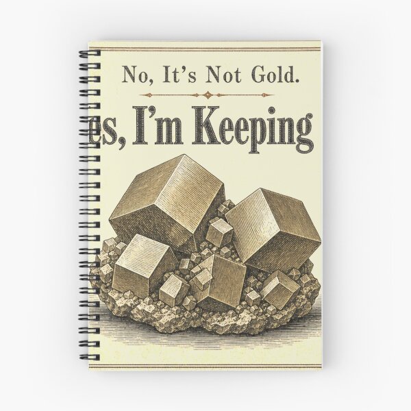 Item preview, No It's Not Gold Yes I'm Keeping It Pyrite designed and sold by BoosterShop.