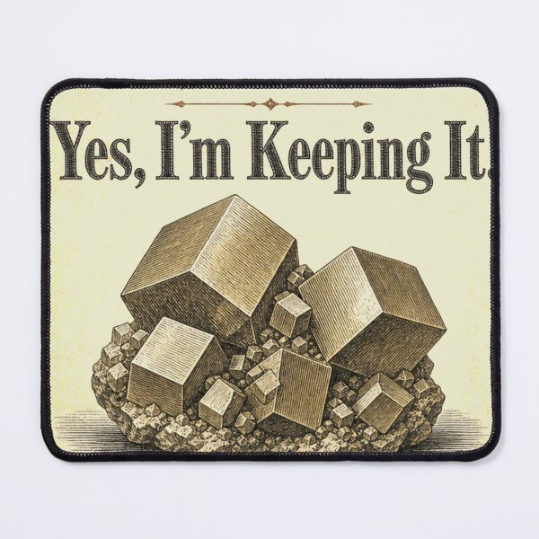 Item preview, No It's Not Gold Yes I'm Keeping It Pyrite designed and sold by BoosterShop.