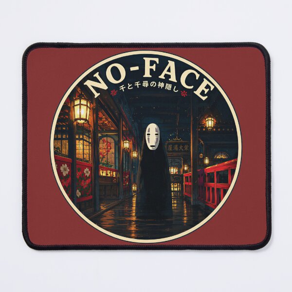 Item preview, No-Face Spirited Away - Retro Anime Patch designed and sold by killem667.