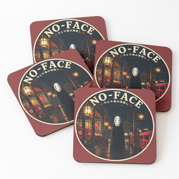 Item preview, No-Face Spirited Away - Retro Anime Patch designed and sold by killem667.