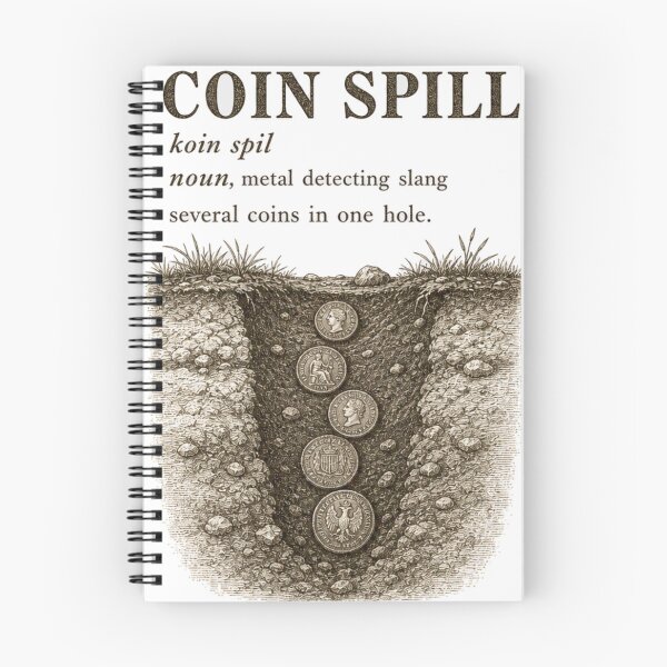 Item preview, Coin Spill Metal Detecting Dictionary Entry designed and sold by BoosterShop.