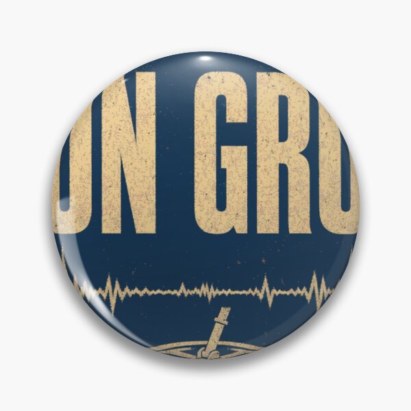 Item preview, Iron Grunt Metal Detecting Enamel Sign designed and sold by BoosterShop.