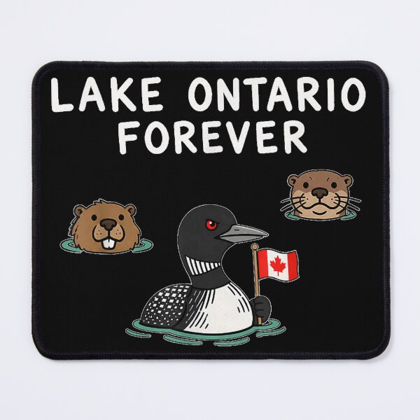 Item preview, Lake Ontario Forever Funny Animal Protest Not America Lakes designed and sold by YubitaLeLe.
