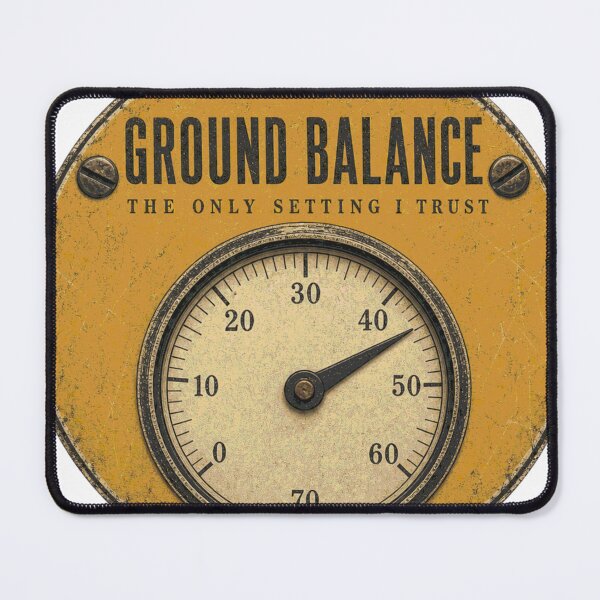 Item preview, Ground Balance Metal Detector Instrument Plate designed and sold by BoosterShop.
