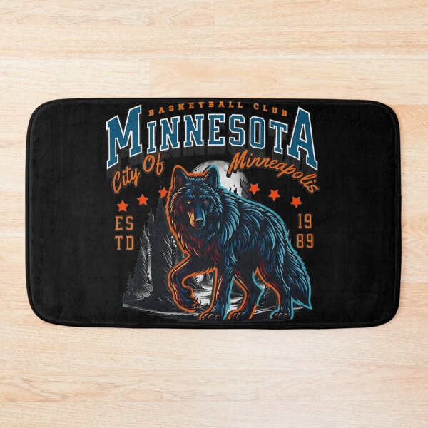Item preview, Minneapolis Wolf Forest Basketball Club Retro designed and sold by DeborahWi12541.