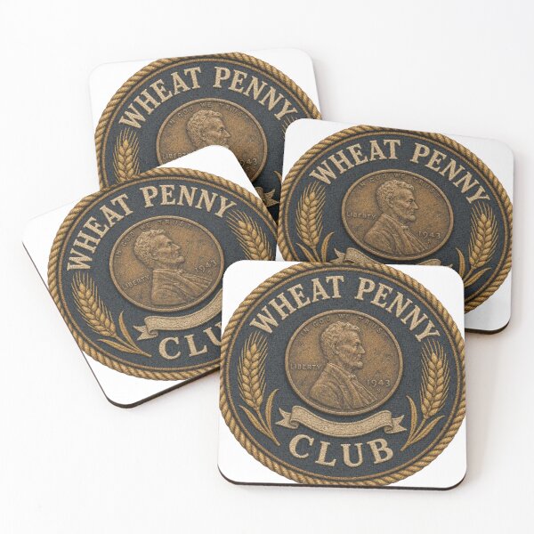 Item preview, Wheat Penny Club Coin Hunting Badge designed and sold by BoosterShop.