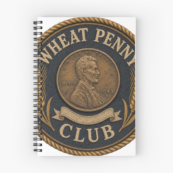 Item preview, Wheat Penny Club Coin Hunting Badge designed and sold by BoosterShop.