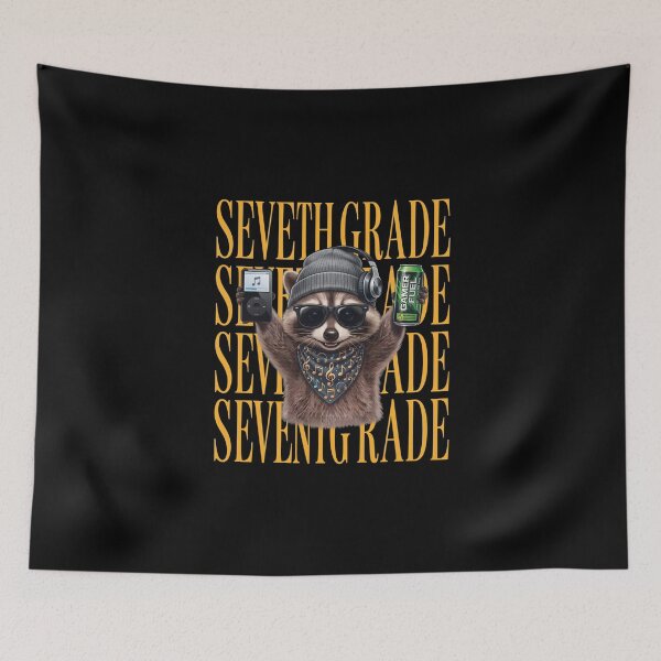 Item preview, Seventh Grade Funny Raccoon Back To School designed and sold by CaneufeyCip.