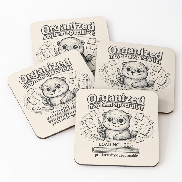 Item preview, Vintage Engraved Organized Mayhem Otter Graphic designed and sold by TrinovaCreates.