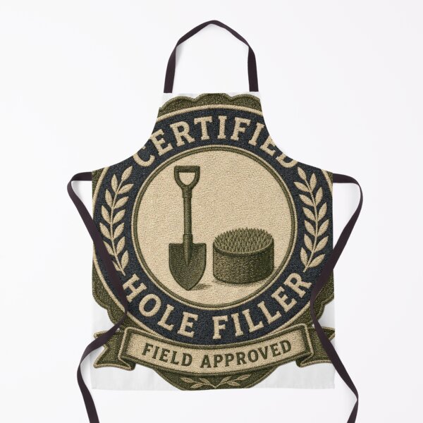 Item preview, Certified Hole Filler Detectorist Award Badge designed and sold by BoosterShop.