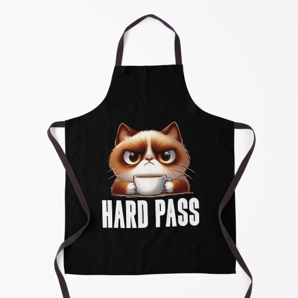 Item preview, Hard Pass Funny Grumpy Cat Introvert Gift designed and sold by Say It With Ink.