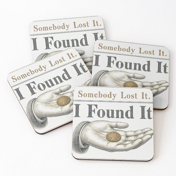 Item preview, Somebody Lost It I Found It Detecting Card designed and sold by BoosterShop.