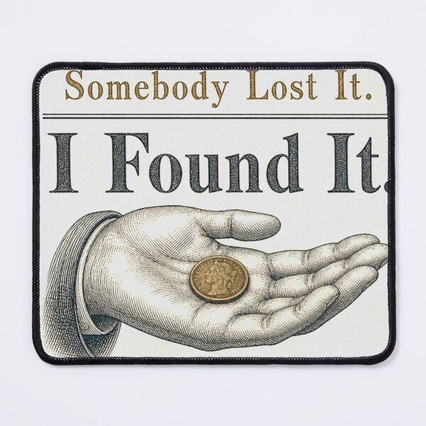 Item preview, Somebody Lost It I Found It Detecting Card designed and sold by BoosterShop.