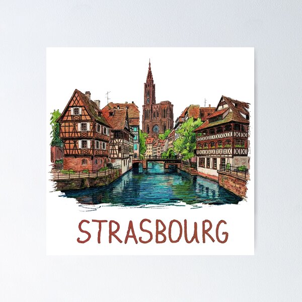 Item preview, Strasbourg France Souvenir Gift for Tourists designed and sold by MichaeIRellov.