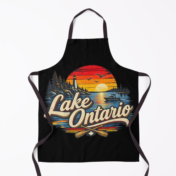 Item preview, Vintage Lake Ontario Retro Sunset Great Lakes Vacation designed and sold by jerrimisty889.
