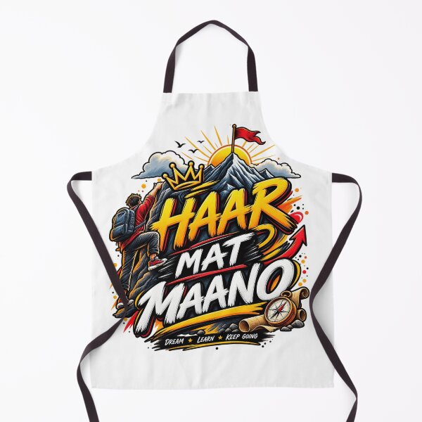 Item preview, Haar Mat Maano Never Give Up - Hindi Motivational Mountain Climbing Design designed and sold by prithvi chand.