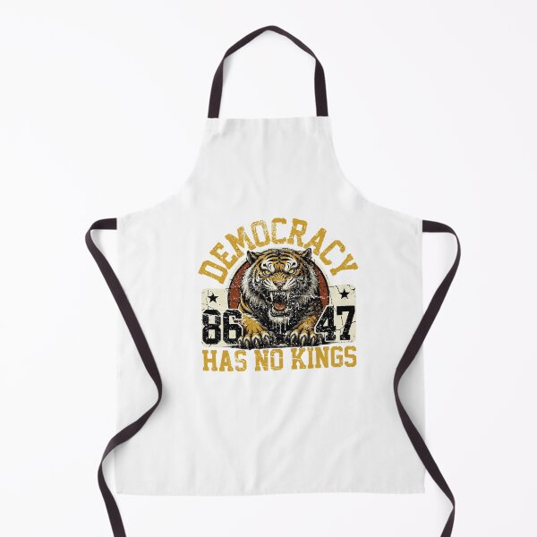 Item preview, Democracy Has No Kings Vintage Tiger 86 47 Political Satire designed and sold by SmithOscarShop.