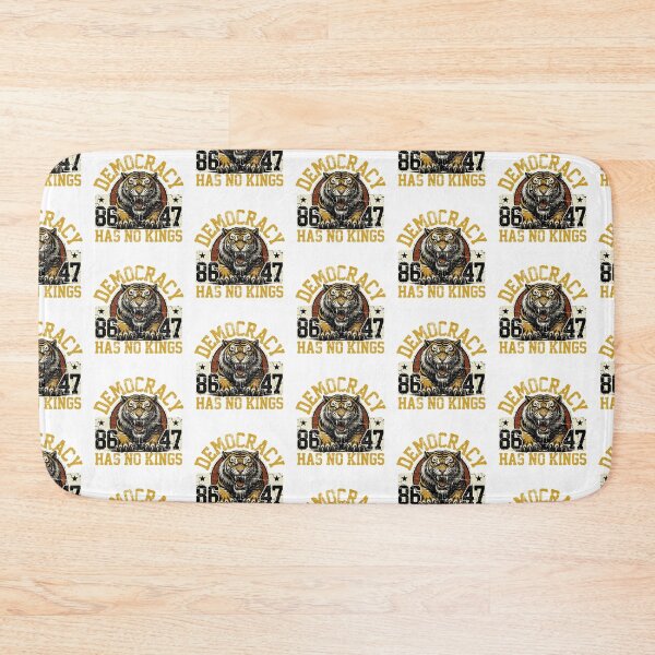 Item preview, Democracy Has No Kings Vintage Tiger 86 47 Political Satire designed and sold by SmithOscarShop.
