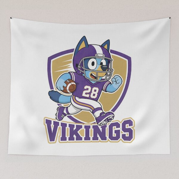 Item preview, Bluey Vikingss Football  designed and sold by visionnen.