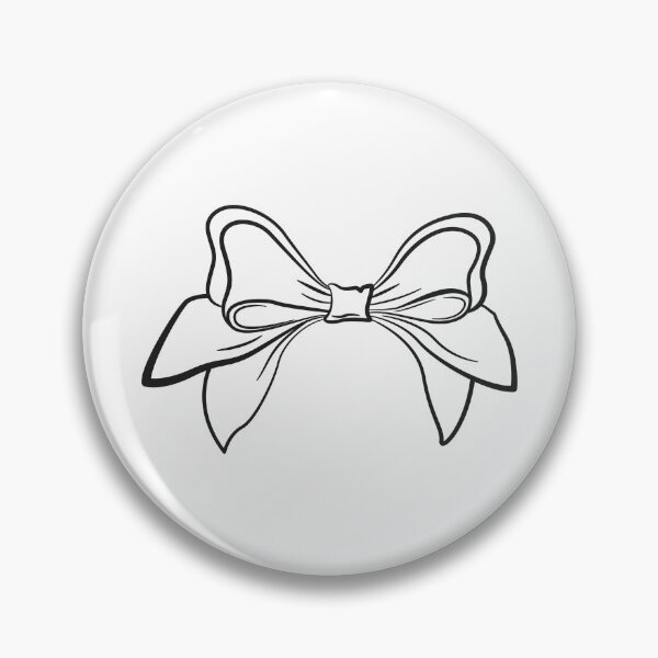 Item preview, Coquette Bow Ribbon Hand Drawn Line Art designed and sold by CHERRY--SHOP.