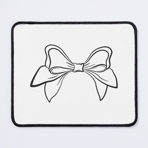 Item preview, Coquette Bow Ribbon Hand Drawn Line Art designed and sold by CHERRY--SHOP.