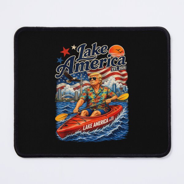 Item preview, Lake America Est 2026 Kayak Flag Bald Eagle designed and sold by Sarahepperson.