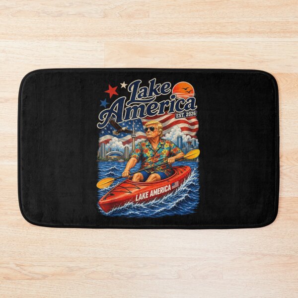 Item preview, Lake America Est 2026 Kayak Flag Bald Eagle designed and sold by Sarahepperson.